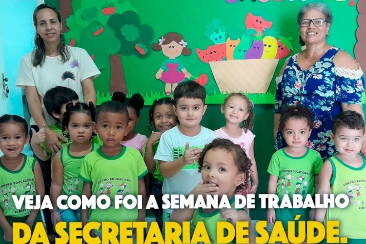 A semana de trabalho da Secretaria de Saúde  em Itaperuna