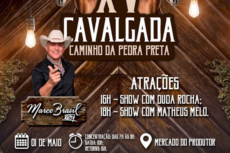 Está chegando a 15ª Cavalgada Caminho da Pedra Preta!