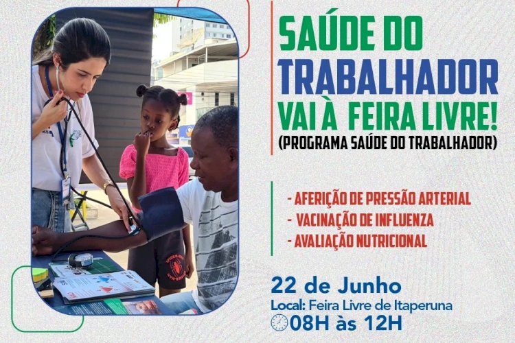 Saúde do Trabalhador vai à Feira