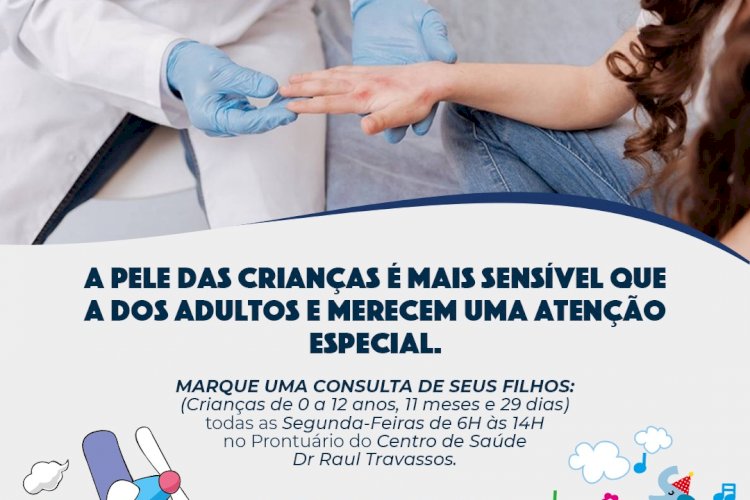 Você sabia que a UAP oferece Dermatologista Infantil?