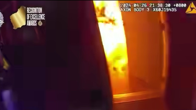 Homem incendeia casa com a mulher e os três filhos no interior
