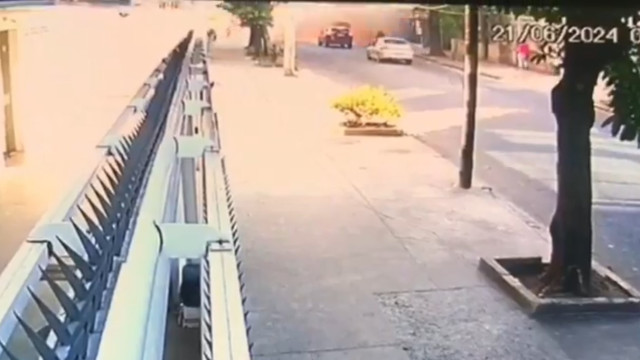 Vídeo mostra explosão de camião que transportava combustível no Rio