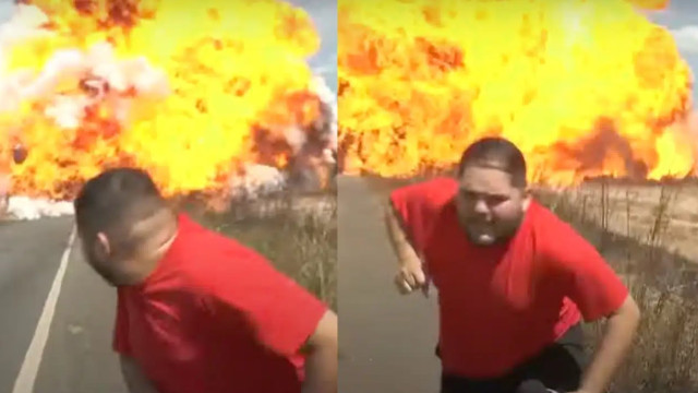 Equipe do SBT fica ferida em explosão de caminhão no Pará