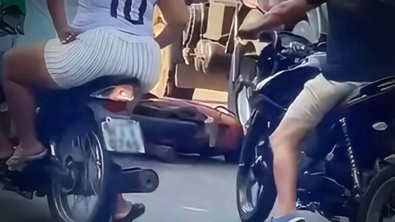 Vídeo: Mulher morre em acidente de trânsito em Santo Antônio de Pádua