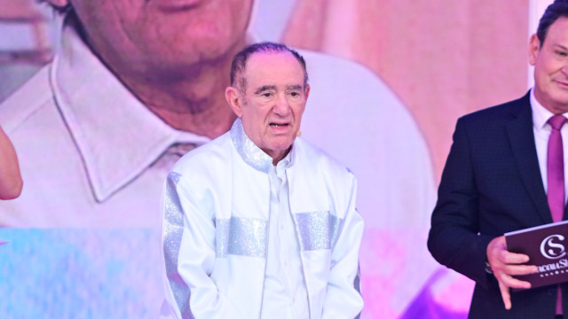 Fora do Criança Esperança, Renato Aragão se emociona com Teleton no SBT