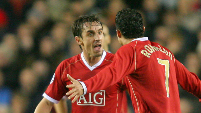 Gary Neville explica relação com Cristiano Ronaldo: "Não éramos amigos"