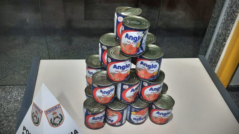 Homem é preso após furtar caixa com 24 latas de salsichas em Miracema