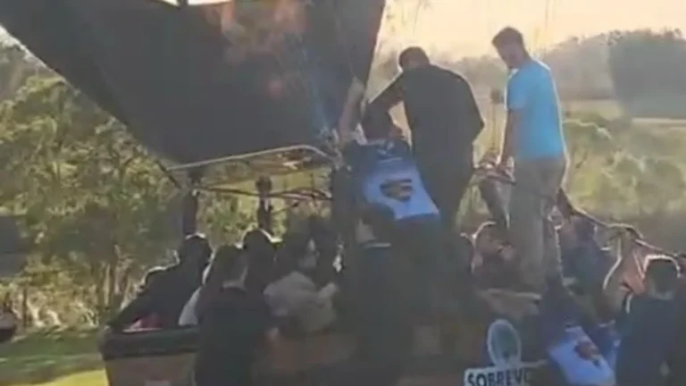 Polícia Civil começa reconstituição de acidente de balão que matou oito pessoas em SC