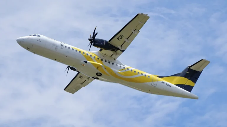 Aviões da Voepass estão parados sob vigilância em Ribeirão Preto
