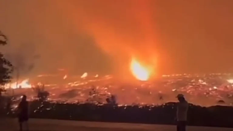 Tornado de fogo é registrado em incêndio em Portugal; veja as imagens