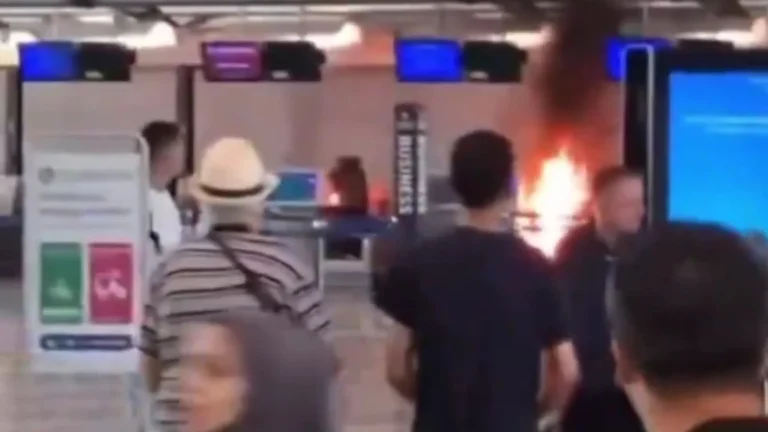 Aeroporto de Milão é evacuado após homem incendiar área de ‘check-in’
