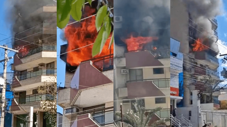 Incêndio em prédio no Centro de Pádua termina com uma pessoa morta