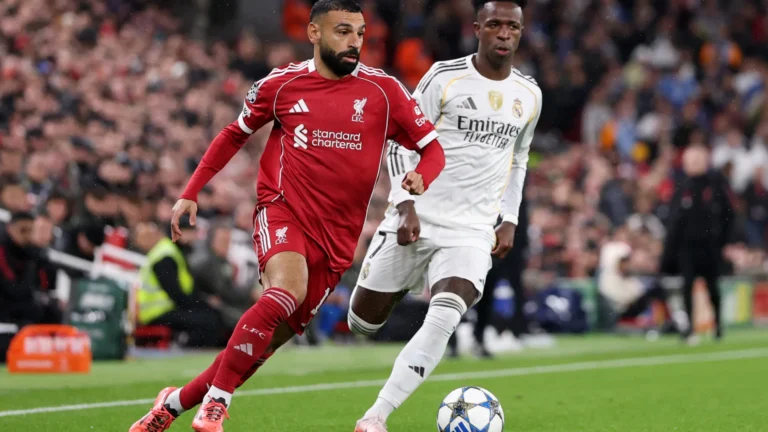 Liverpool supera paredão Courtois e vence Real em noite apagada de Vini Jr.