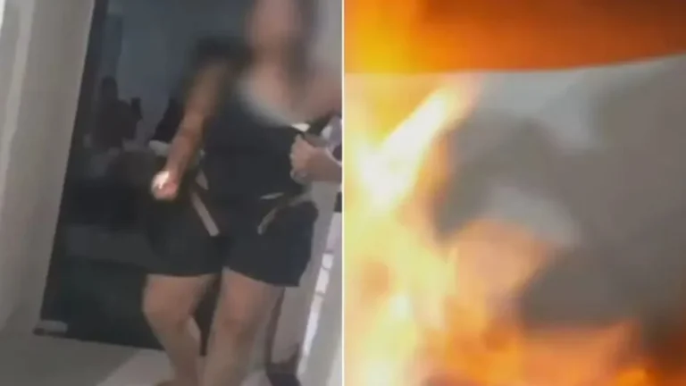 Mulher ateia fogo no marido em GO, e ele filma: ‘Você fez a sua escolha’