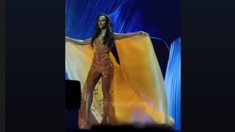 Miss Jamaica despenca da passarela em desfile e é retirada de maca; veja