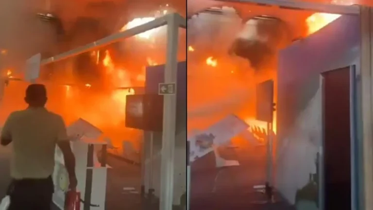 Incêndio atinge pavilhão da COP30 em Belém e área é evacuada sem feridos