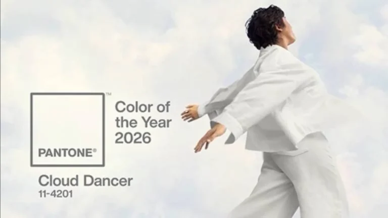 Pantone elege Cloud Dancer como a cor de 2026