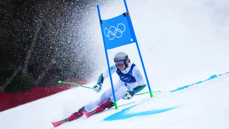 Lucas Braathen lidera 1ª descida no slalom gigante dos Jogos de Inverno