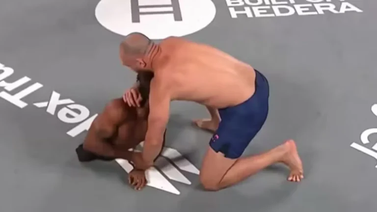 Peso-pesado brasileiro finaliza lutador sem pernas em evento de MMA