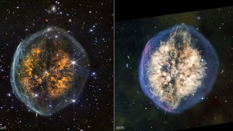 Telescópio James Webb capta imagens da nebulosa “Crânio Exposto”