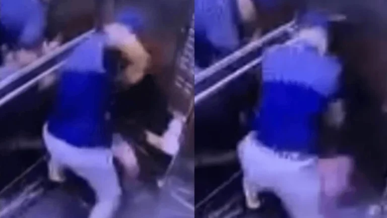 Homem que invadiu trabalho da ex e a espancou com socos em elevador é preso novamente